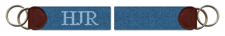 Custom Needlepoint Key Fob