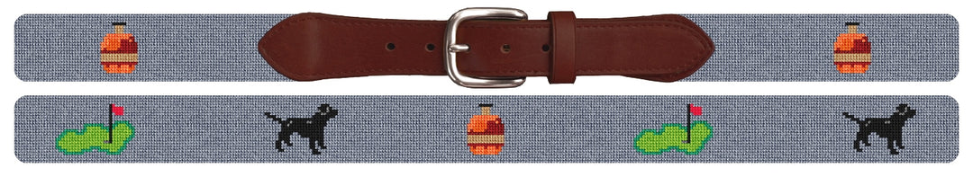 Custom Needlepoint Belt