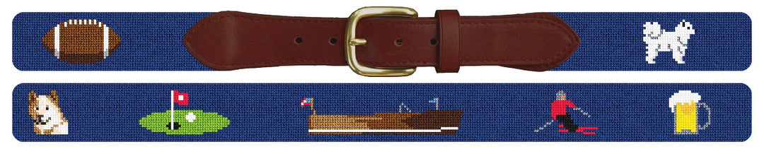 Custom Needlepoint Belt