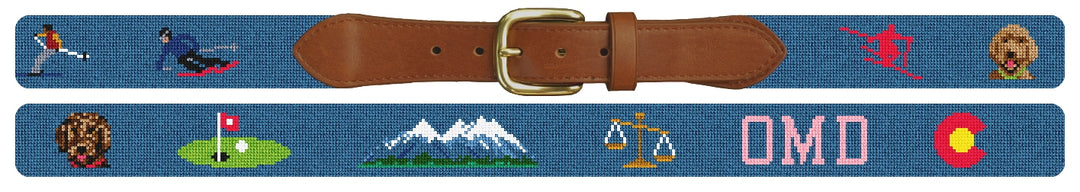Custom Needlepoint Belt