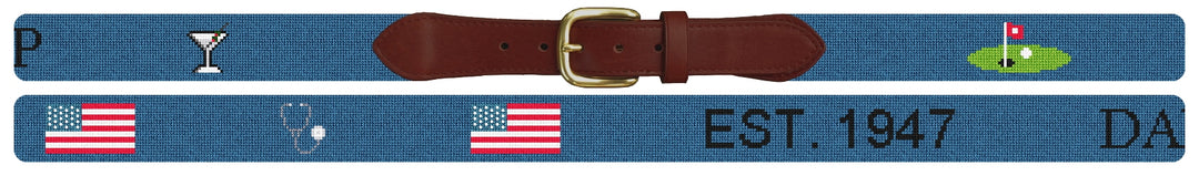 Custom Needlepoint Belt