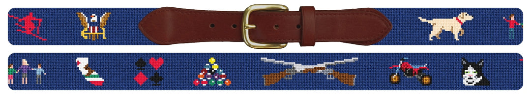 Custom Needlepoint Belt
