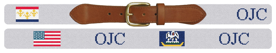 Custom Needlepoint Belt