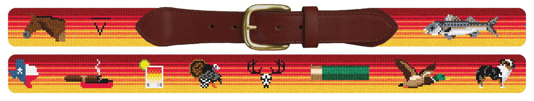 Custom Needlepoint Belt