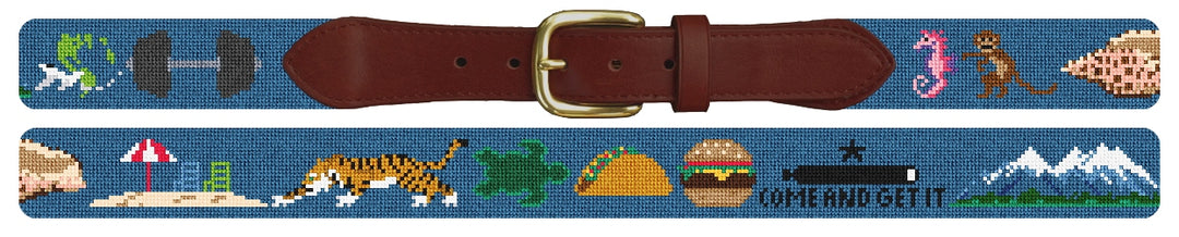 Custom Needlepoint Belt