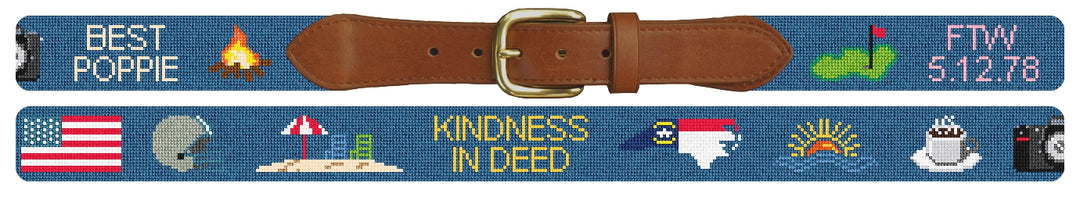 Custom Needlepoint Belt