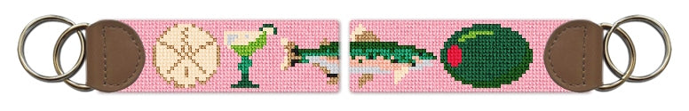 Custom Needlepoint Key Fob