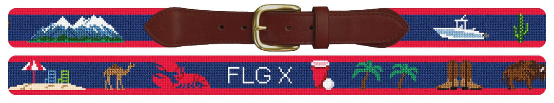 Custom Needlepoint Belt