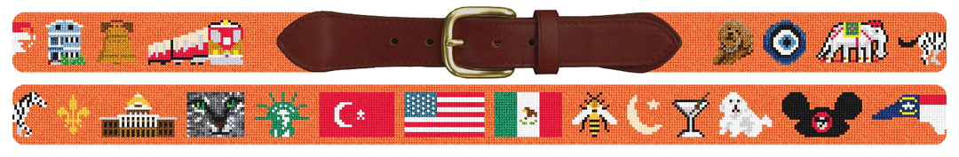 Custom Needlepoint Belt