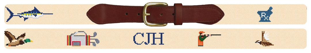 Custom Needlepoint Belt