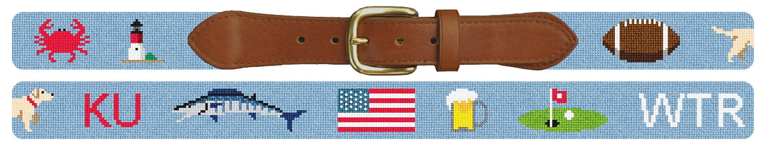 Custom Needlepoint Belt