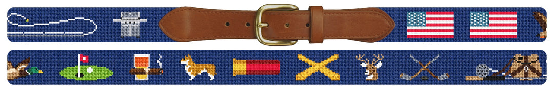 Custom Needlepoint Belt