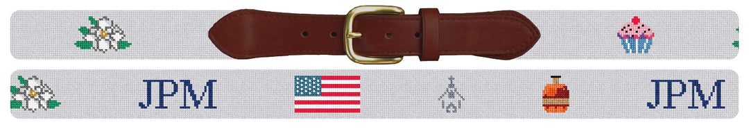 Custom Needlepoint Belt