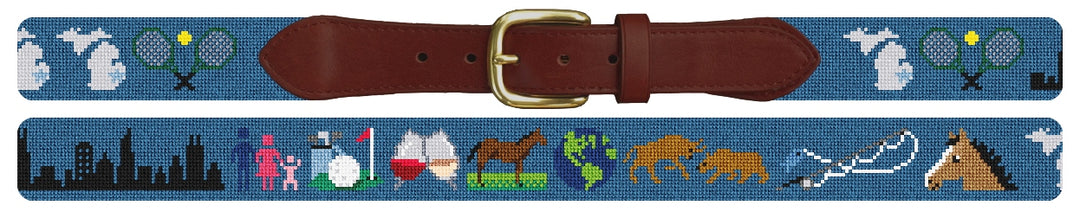 Custom Needlepoint Belt