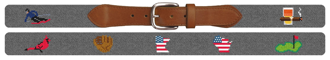 Custom Needlepoint Belt
