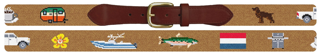 Custom Needlepoint Belt