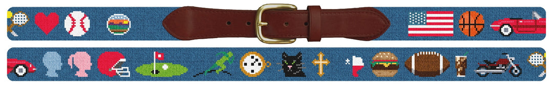 Custom Needlepoint Belt