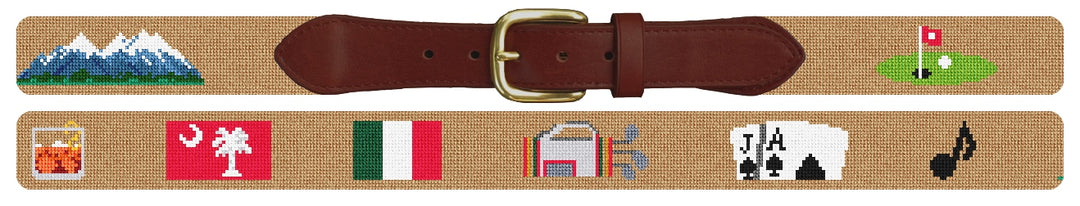 Custom Needlepoint Belt