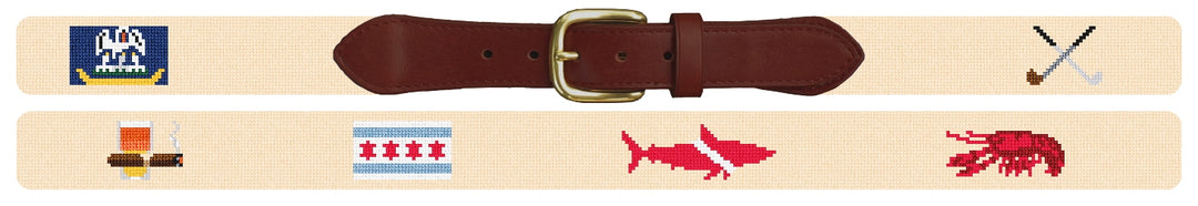 Custom Needlepoint Belt