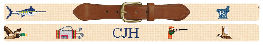 Custom Needlepoint Belt