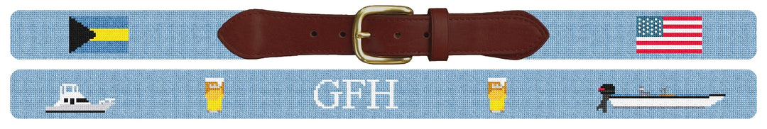 Custom Needlepoint Belt