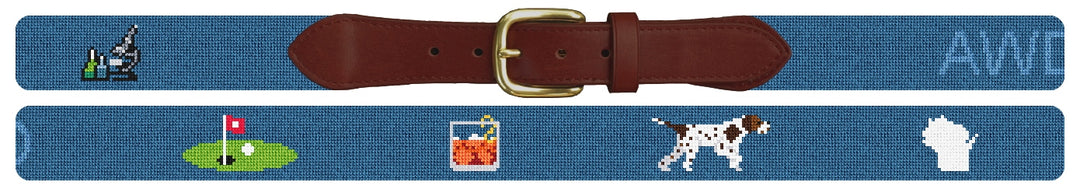 Custom Needlepoint Belt