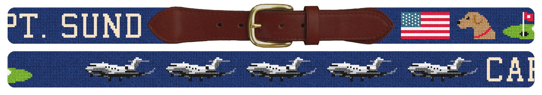 Custom Needlepoint Belt