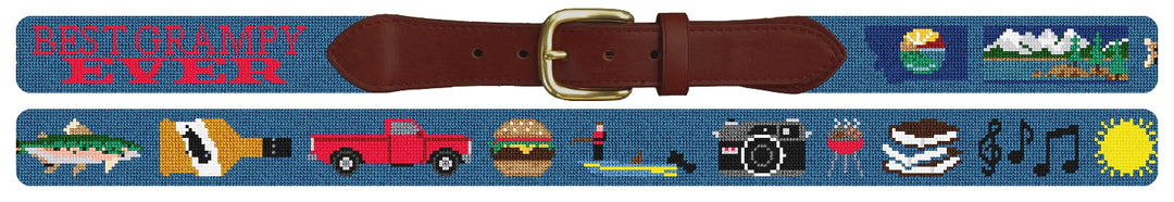 Custom Needlepoint Belt