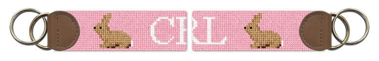 Custom Needlepoint Key Fob