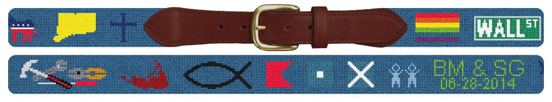 Custom Needlepoint Belt