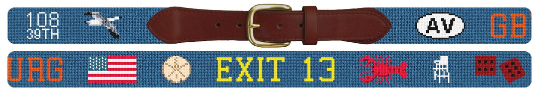 Custom Needlepoint Belt