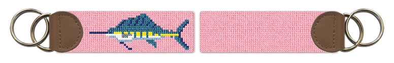 Custom Needlepoint Key Fob