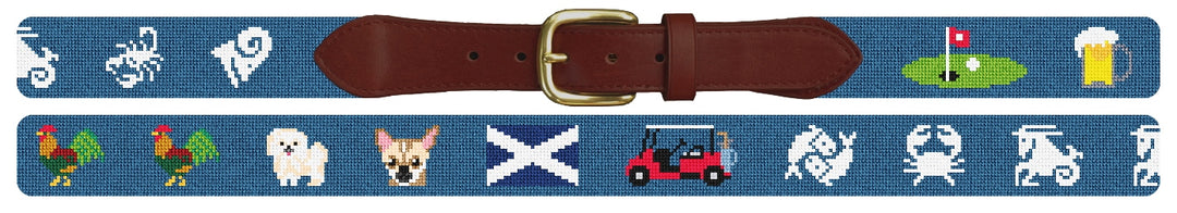 Custom Needlepoint Belt
