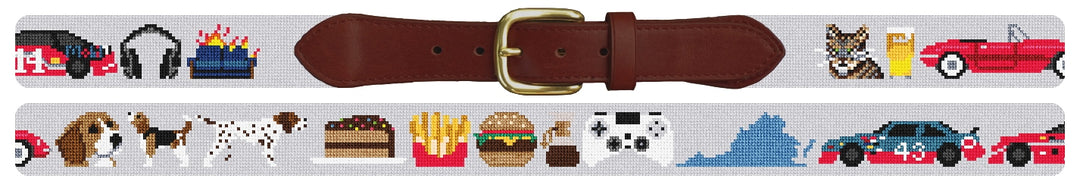 Custom Needlepoint Belt