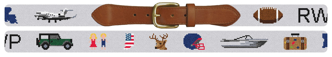 Custom Needlepoint Belt
