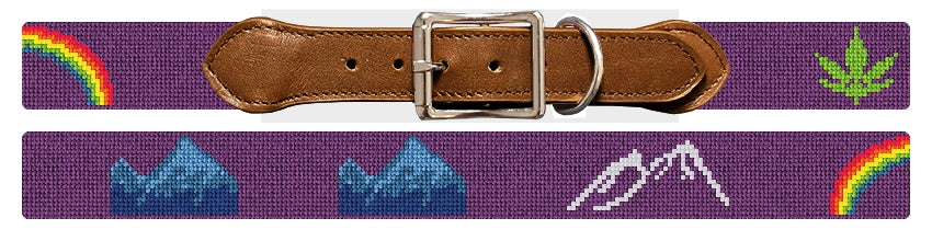 Custom Needlepoint Dog Collar