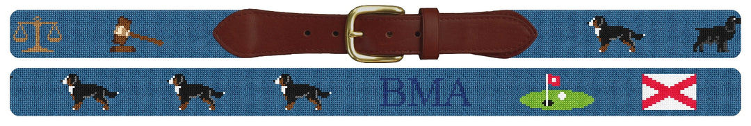 Custom Needlepoint Belt