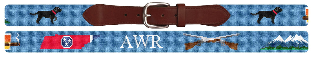 Custom Needlepoint Belt