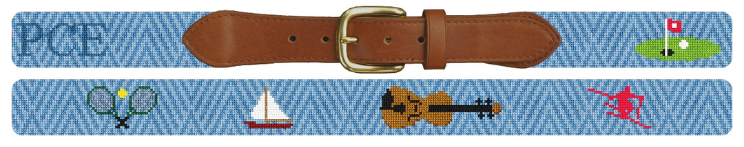 Custom Needlepoint Belt
