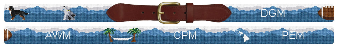 Custom Needlepoint Belt