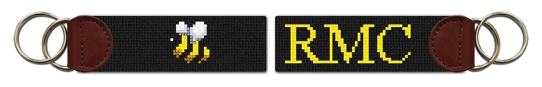 Custom Needlepoint Key Fob