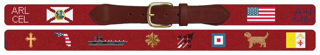 Custom Needlepoint Belt
