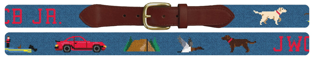 Custom Needlepoint Belt