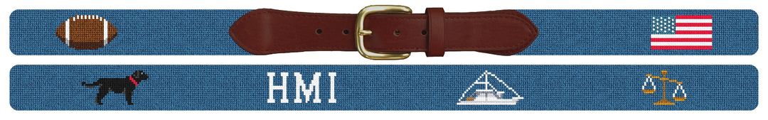 Custom Needlepoint Belt