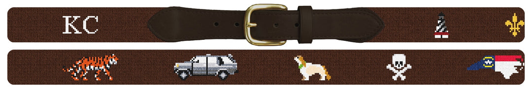 Custom Needlepoint Belt