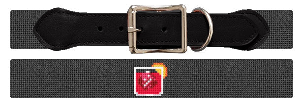 Custom Needlepoint Dog Collar
