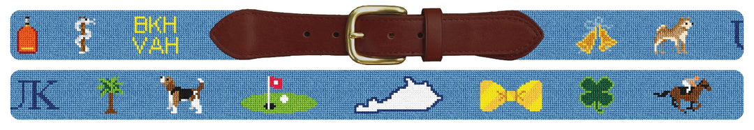 Custom Needlepoint Belt