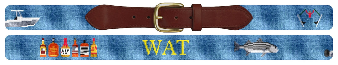 Custom Needlepoint Belt