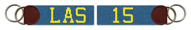 Custom Needlepoint Key Fob