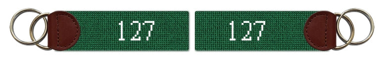 Custom Needlepoint Key Fob